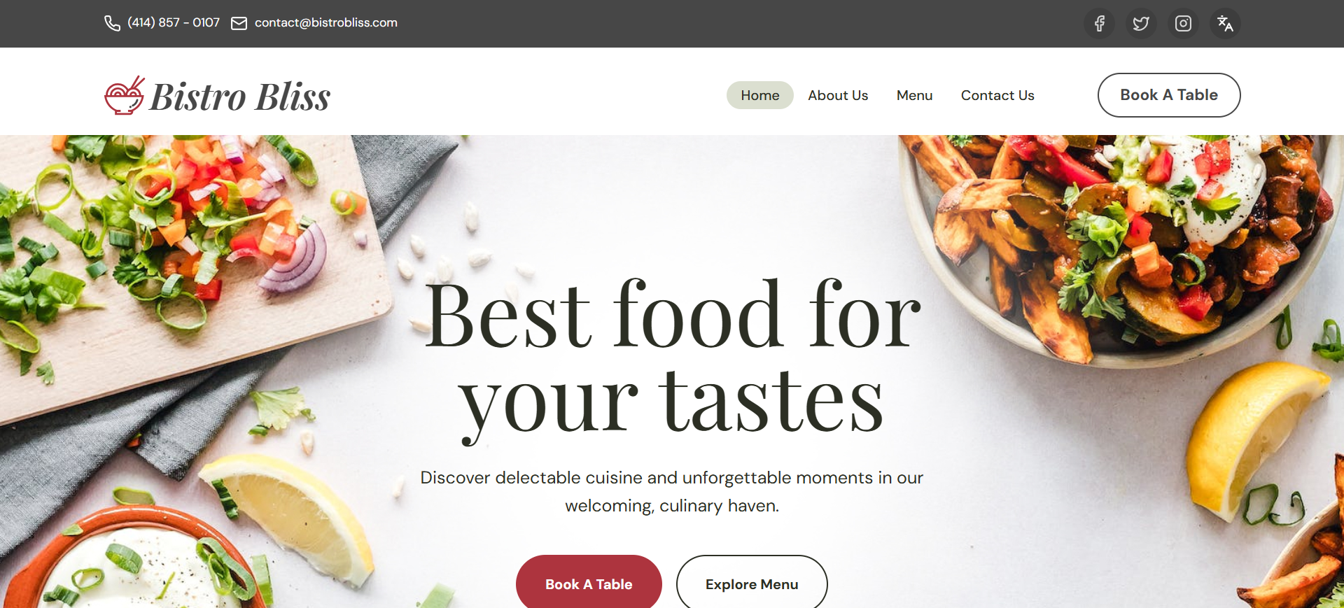 Restaurant App 🍽️